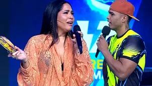 Katia Palma y su insólita reacción al regalo de Leandro Cabello