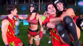 Kevin Díaz celebró eufórico el triunfo de Onelia Molina