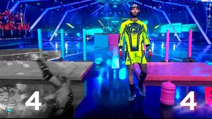 Leandro terminó en el suelo tras fuerte choque con Jota Benz