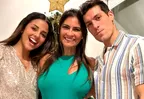 Luciana Fuster compartió tierna foto navideña junto a su suegra Verónica Costa y Patricio Parodi