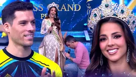 Luciana Fuster regresó a EEG como Miss Grand Perú 2023 frente a Patricio Parodi .