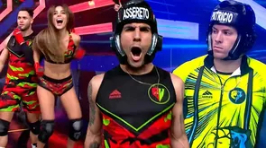 Luciana Fuster saltó de emoción por triunfo de los combatientes frente a Patricio Parodi
