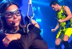 Luciana Fuster se incomodó con Patricio Parodi en pleno juego y él la sorprendió con peculiar baile