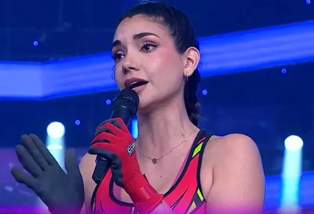 Maricielo Gamarra y su reacción al ser desmentida en vivo