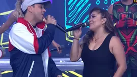 	<p>Marisol y Víctor Muñoz cantaron a dúo Vivir lo nuestro.</p>