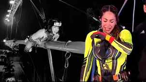 Melissa Loza rompió en llanto en pleno reto de altura