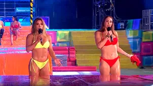 Melissa y Karen en show | Composición: Katherine Lozano