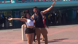 	<p>Michelle Soifer y Erick Sabater disfrutan sus vacaciones en Disney</p>