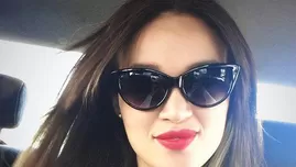 	<p>Mira cómo Angie Arizaga engríe tiernamente a su bebé.</p>