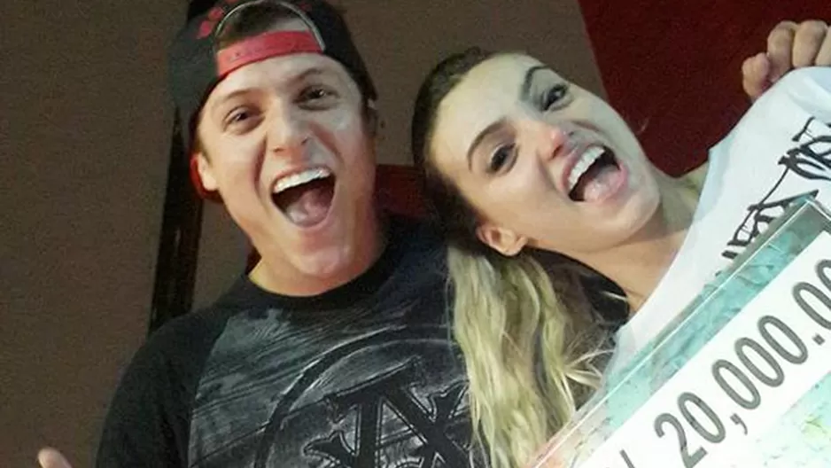 Mira cómo celebraron Gino Pesaressi y Cachaza su título de mejor dupla de la semana.