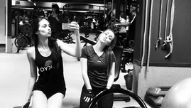 	<p>Mira cómo entrena Natalie Vértiz en el gimnasio con su hermana Mariana.</p>