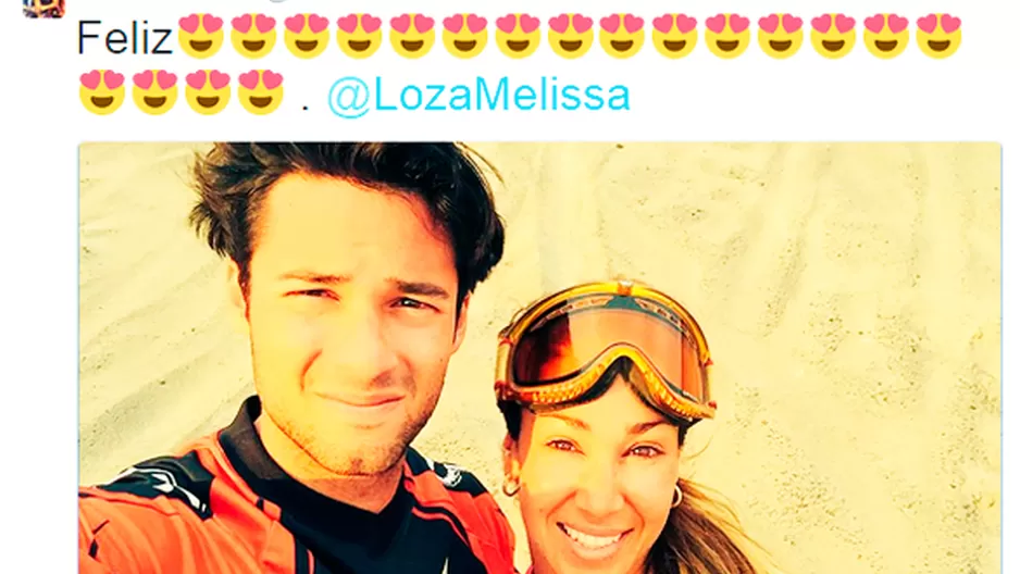 Joshua Ivanoff le decidó este mensaje a Melissa Loza