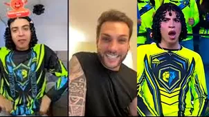 Nicola Porcella felicitó en Tiktok a Valentino tras reto de EEG