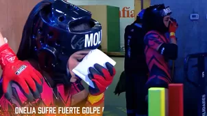 Onelia Molina abandonó la competencia tras fuerte golpe
