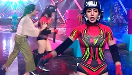 Onelia Molina reaccionó así al empujón de Katia Palma