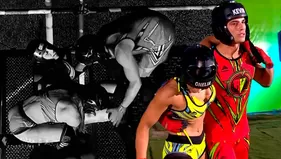 Onelia Molina sufrió fuerte lesión y Kevin corrió a auxiliarla