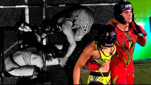 Onelia Molina sufrió fuerte lesión y Kevin corrió a auxiliarla