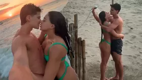 Onelia Molina y Kevin presumieron románticos momentos de su viaje