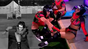 Onelia sufrió caída en pleno juego y Kevin corrió a auxiliarla