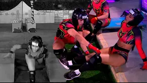Onelia sufrió caída en pleno juego y Kevin corrió a auxiliarla