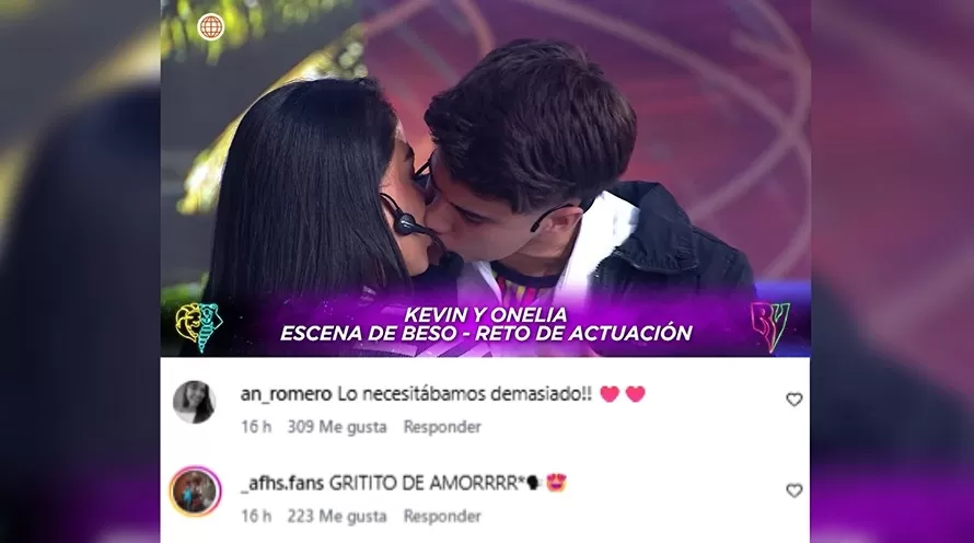 Onelia y Kevin Díaz se besaron: así reaccionaron las redes.