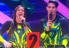 Paloma Fiuza y Facundo González cantaron juntos por primera vez en plena competencia de Esto es guerra