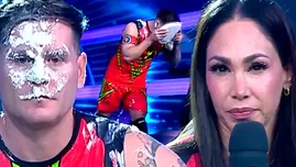 Pancho enfureció contra Melissa y se lanzó torta en la cara. | Fuente: América Televisión