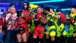 Pancho recibiendo el cariño de sus compañeros de EEG | Fuente: América Televisión