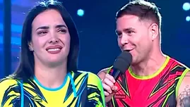 Pancho Rodríguez pidió beso a Rosángela Espinoza en reto de actuación. | Fuente: América Televisión