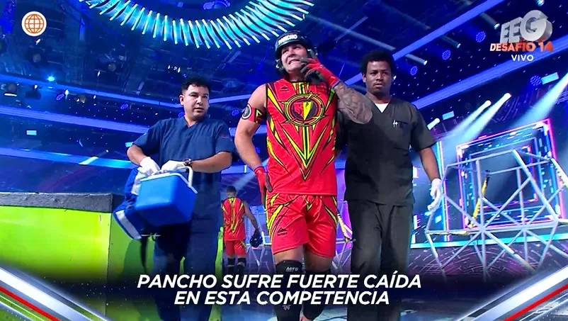 Pancho Rodríguez sufrió fuerte caída.