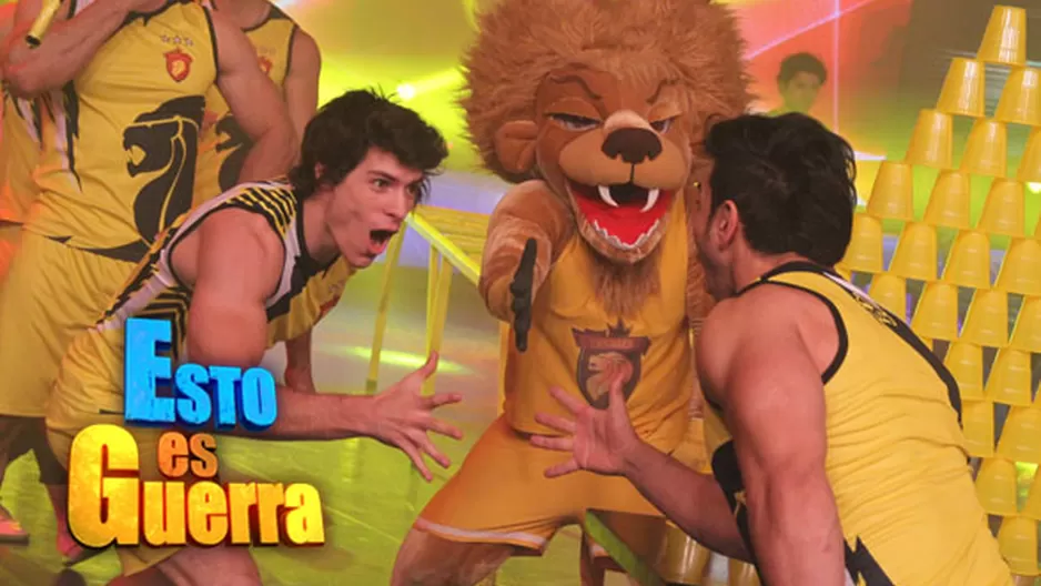 Patricio Parodi celebrando el triunfo de los leones.