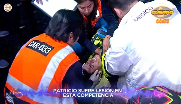 Patricio Parodi sufrió fuerte lesión en competencia.