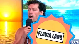 Patricio Parodi recordó así a Flavia Laos en pleno juego de EEG.
