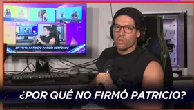 Patricio Parodi reveló porqué no firmó contrato con EEG