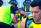 Patricio Parodi sufrió fuerte lesión en pleno juego y Luciana Fuster corrió para apoyarlo