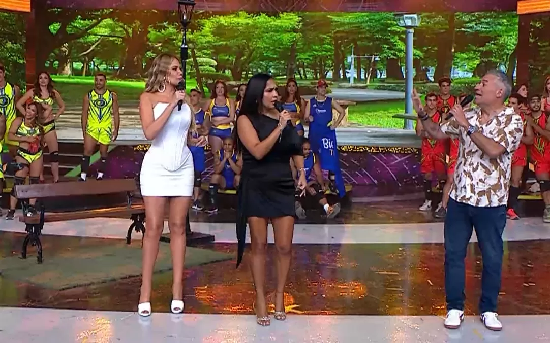 Conductores opinando del beso entre Patricio y Rosángela