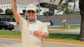 Paul Michael mostró emocionado su visa americana : "Todo es posible"