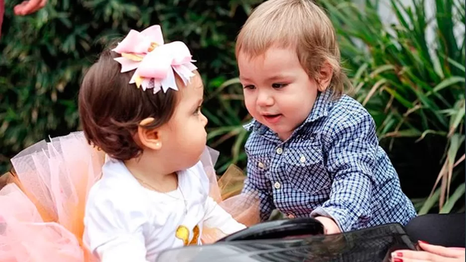 Gia Pesaressi Vértiz y Liam Eskenazi Vértiz