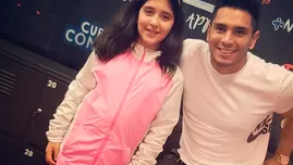 	<p>Rafael Cardozo junto a su hija Rafaella</p>