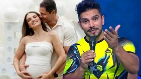 Rafael Cardozo felicitó en vivo a Cachaza por su familia con André Bankoff