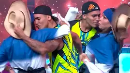 Raúl Carpena besó a Katia Palma durante baile en vivo. | Fuente: América Televisión