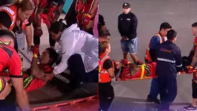 Raúl Carpena fue llevado de emergencia tras peligrosa caída