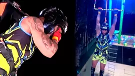 Raúl Carpena rompió en llanto tras superar reto de altura. | Fuente: América Televisión