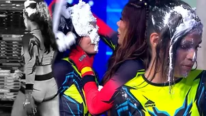 Raysa Ortiz abandonó el set tras tortazo de Karen Dejo. | Fuente: América Televisión