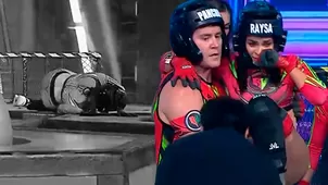 Raysa Ortiz lloró desconsoladamente tras sufrir fuerte caída