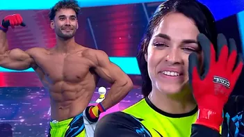 Raysa Ortiz se puso nerviosa al ver así a Francisco Figueroa. | Fuente: América Televisión
