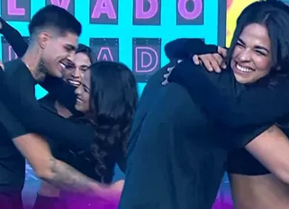 Raysa Ortiz se salvó de eliminación y celebró con Paul Michael | Fuente: EEG