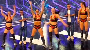Renzo Schuller bailó coreografía de Combate en EEG junto a Rosángela Espinoza y Paloma Fiuza