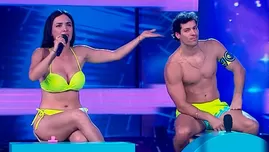 Rosángela Espinoza enfureció con Patricio Parodi en Esto Es Guerra | Composición: Katherine Lozano