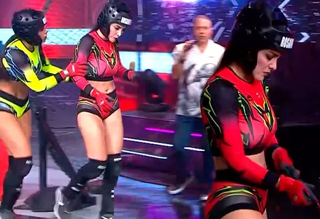 Rosángela Espinoza abandonó la competencia tras enfrentamiento con Onelia Molina. | Fuente: América Televisión
